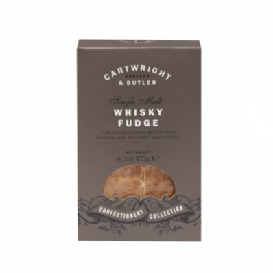 Whiskey Fudge in a Carton