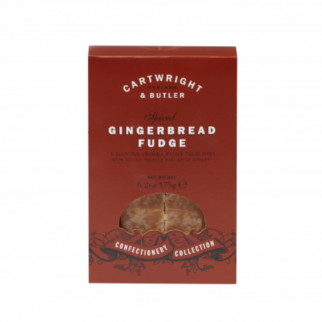 Spiced Gingerbread Fudge in a Carton