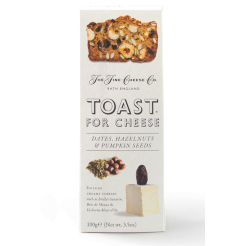 Date and Hazelnut Toast for Cheese