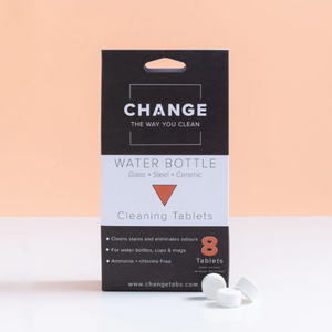 Change Tabs, Water Bottle Cleaner