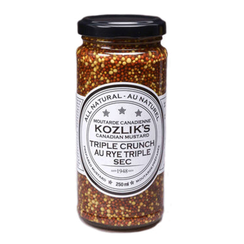 Kozlik's Triple Crunch Mustard, 250ml