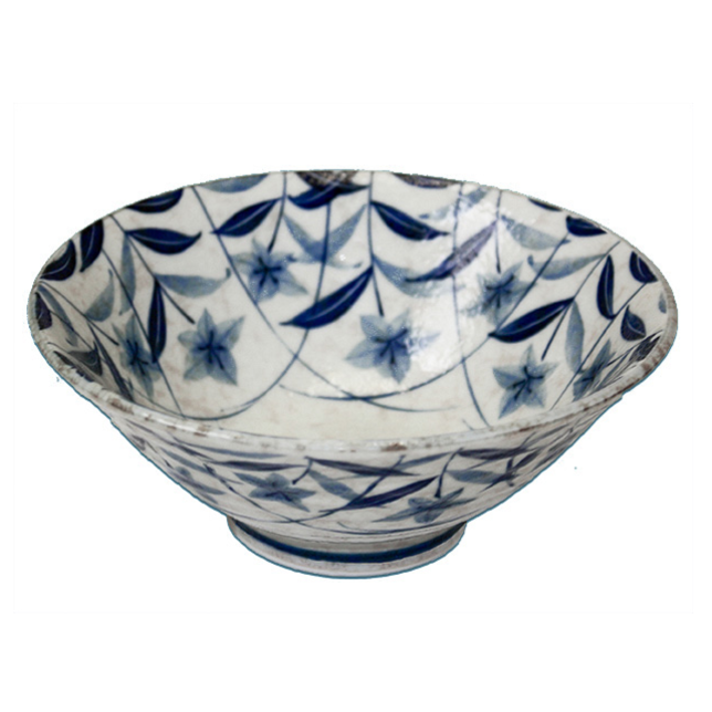 Fern Procelain Bowl,  8" D