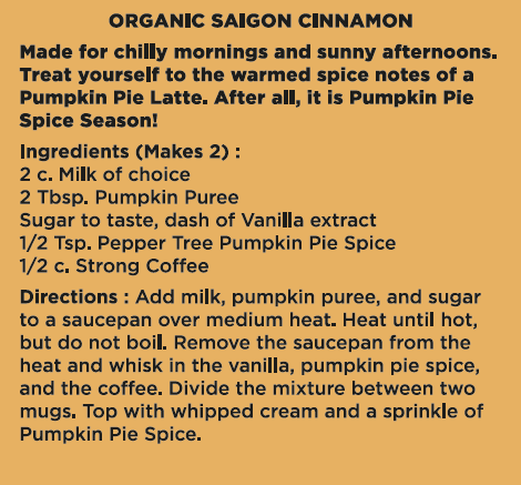 Spice Pack, Pumpkin Latte