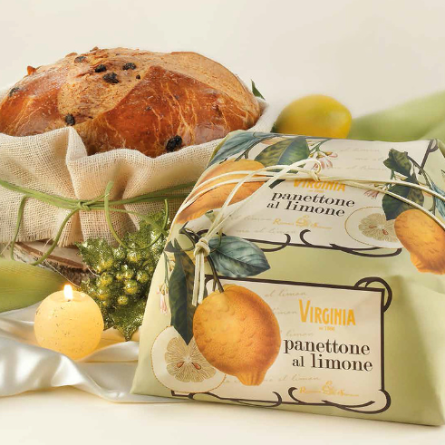 Lemon Panettone, Amaretti Virginia