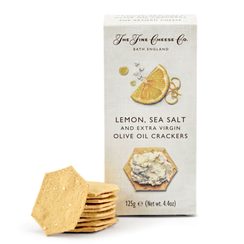 Lemon, Sea Salt & Extra Virgin Olive Oil Crackers