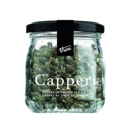 Viani Capers in Sea Salt, 120g