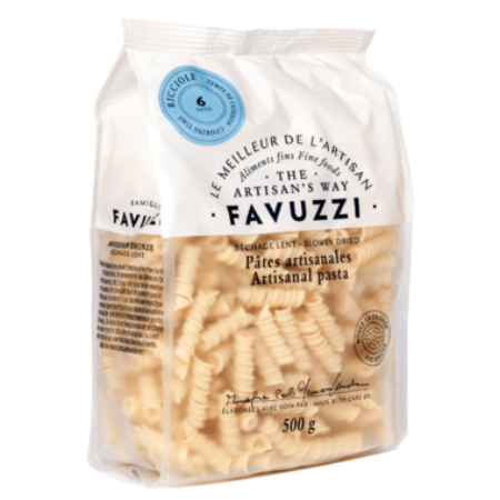 Favuzzi Ricciole Bronze Die Pasta, 500g