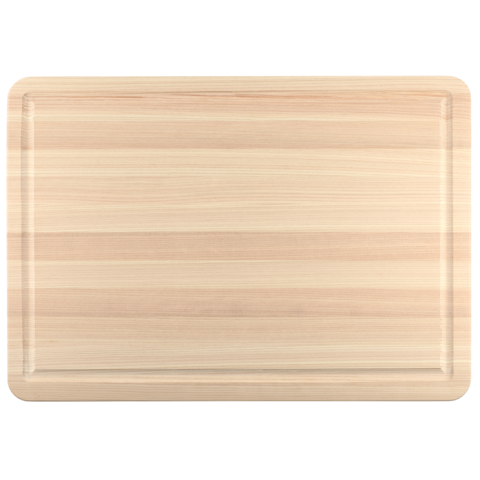 Hinoki Cutting Board with Groove, Large