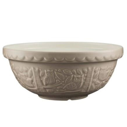 In the Forest,  26cm Stone Owl Mixing Bowl