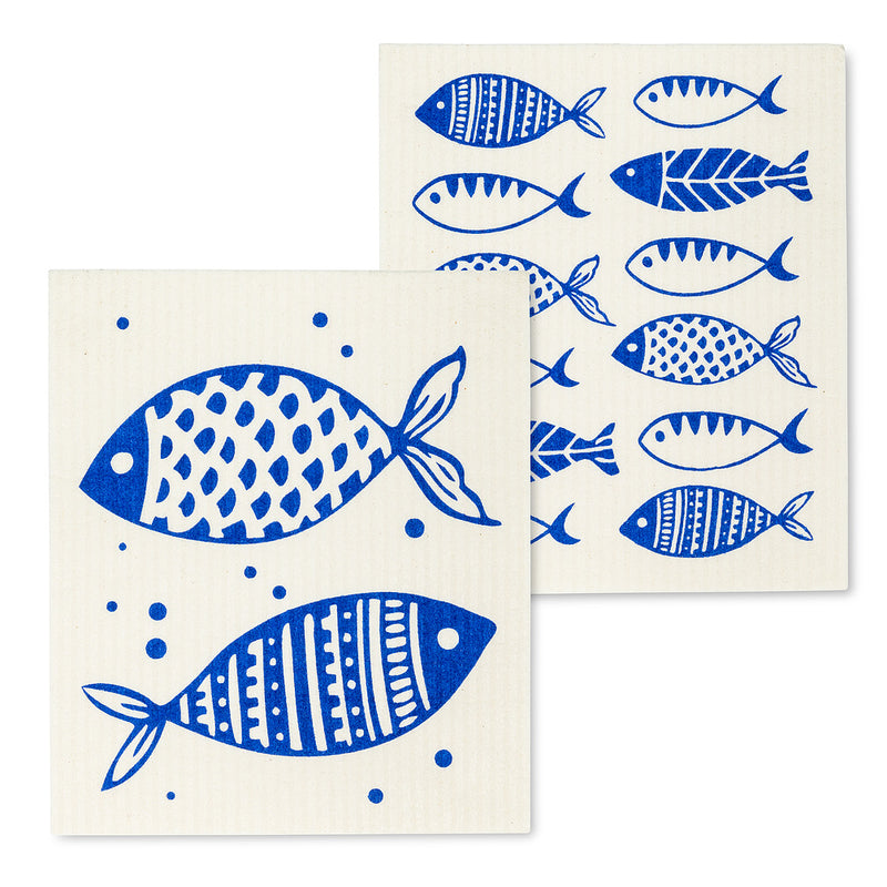 Swedish Cloths - Fish, Set of 2